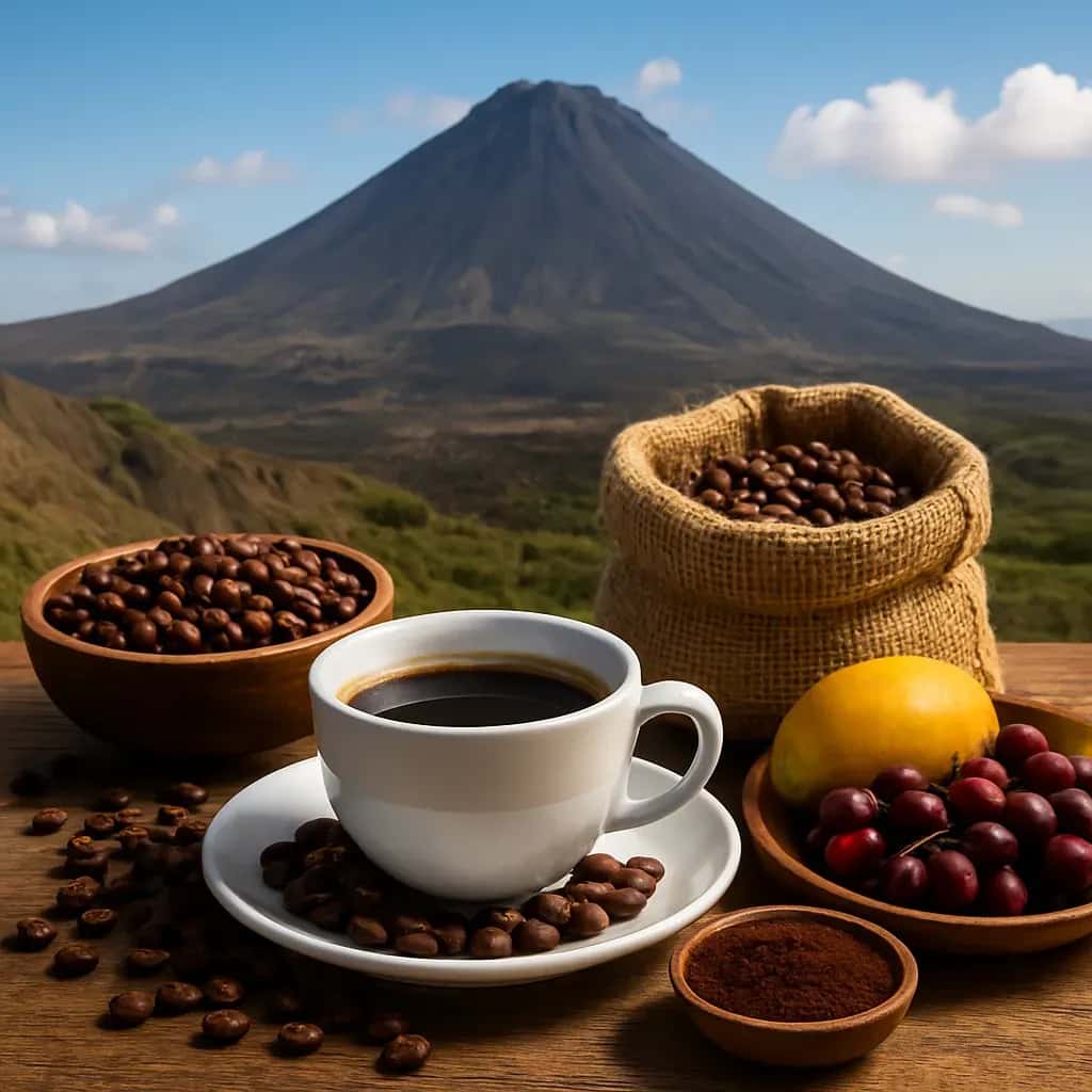 Isola di Fogo a Capo Verde, vulcano, caffè e prodotti tipici